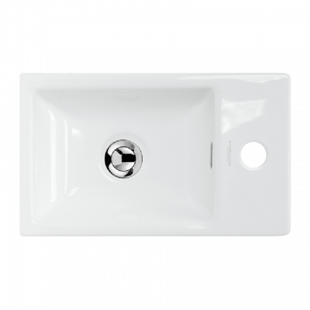 Раковина подвесная 40см Sanita Luxe Fest FST40SLWB01 белый