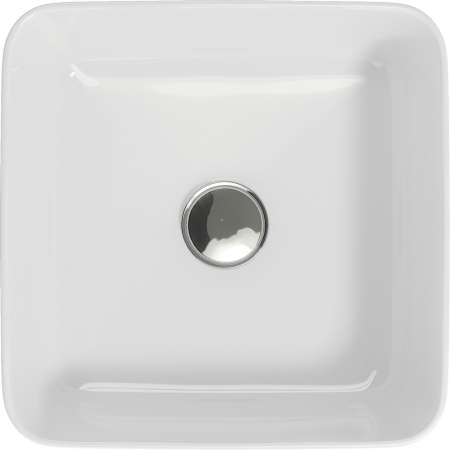 Раковина накладная 35см Cersanit Crea 35 Square UM-CRE35/1-oc-S белый