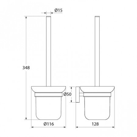 Ершик IDDIS Calipso CALMBG0i47 хром
