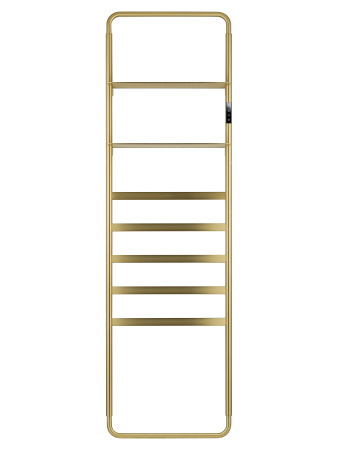 Полотенцесушитель электрический WONZON & WOGHAND DÜSSELDORF, Брашированное золото (WW-A205-BG)
