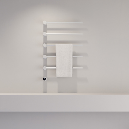 Полотенцесушитель электрический ABBER Charme AH4005MW белый матовый