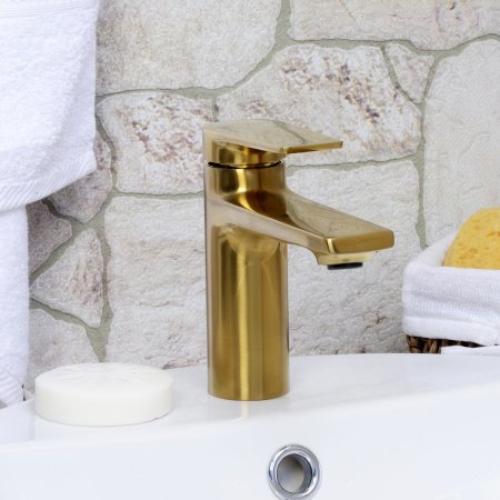 Смеситель для раковины WasserKraft Aisch 5503 золото матовое