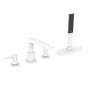 Смеситель для ванны Hansgrohe Finoris 76444700 белый матовый