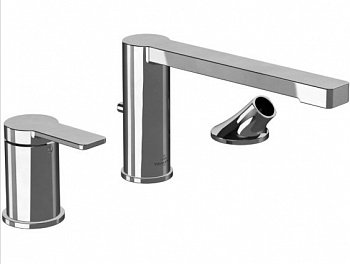 Смеситель для ванны с душем Villeroy & Boch Architectura TVT10300100061 хром
