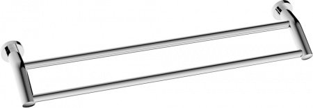 Держатель для полотенца Rush Victoria VI71532 60 см двойной Хром