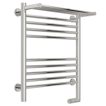 Полотенцесушитель электрический Сунержа Богема 2.0 60х50 хром, подключение правое, с полкой