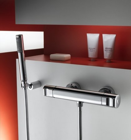 Смеситель для душа Jacob Delafon Singulier E10872-CP с термостатом Хром