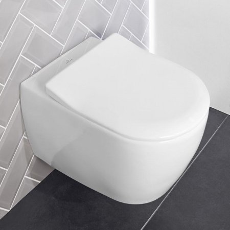 Унитаз Villeroy&Boch Subway 2.0 Rimless 5614R001 подвесной Белый альпин без сиденья