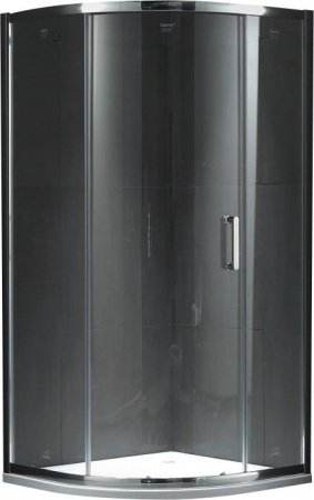 Душевой угол GEMY Victoria 90x90x190 профиль хром, стекло прозрачное