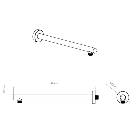 Душевой комплект Vincea VSFW-4212GM встраиваемый, 2 режима, вороненая сталь