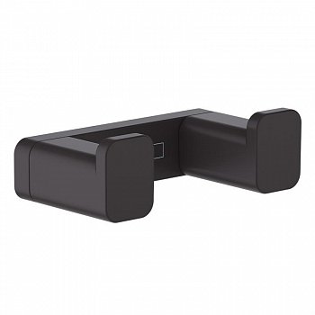 Крючок двойной Hansgrohe AddStories 41755670 черный матовый