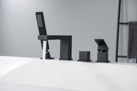 Смеситель на борт ванны Timo Selene 2130/03Y черный матовый