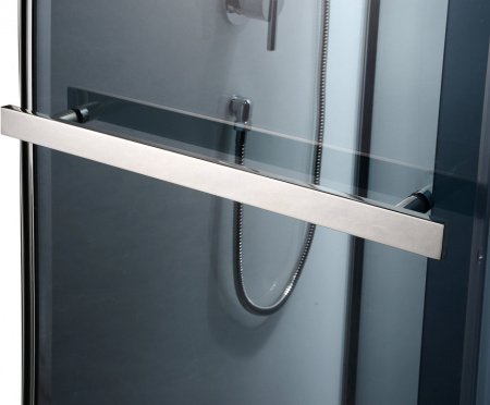 Душевая кабина Orans 8629ED0 120x80x220 профиль хром, задние стенки белое стекло, фронтальное стекло тонированное