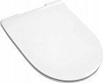Крышка-сиденье ArtCeram File FLA014 01 с микролифтом, легкосъемное, петли хром