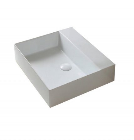 Раковина накладная 50см Azzurra Elegance EQA50 bi*0 белый