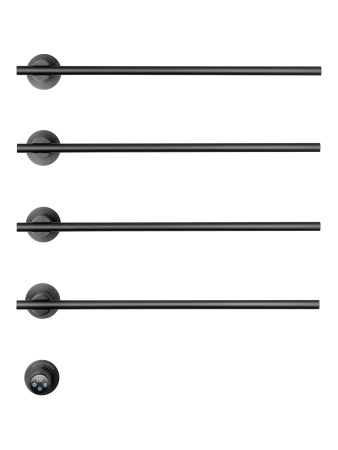 Полотенцесушитель электрический встраиваемый WONZON & WOGHAND DORTMUND, Темный графит (WW-A364-GM)