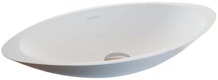 Раковина накладная 60см MonteBianco Gondola Tre 13043 белый матовый