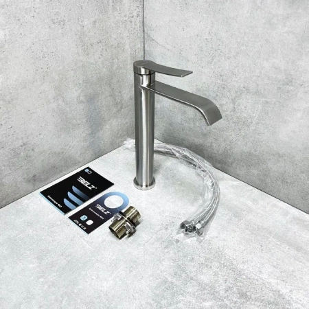 Смеситель для раковины BELZ B11812-1, сатин