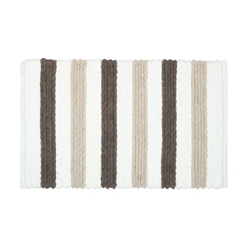 Коврик для ванной 1-ый Fixsen AMBER, FX-8040Z, mix (серый+бежевый+белый), 50х80см