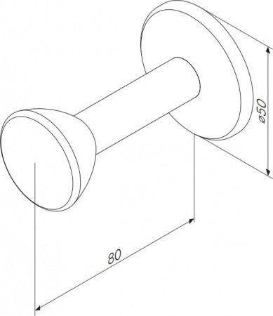 Крючок для халата AM PM Sensation A3035800 хром
