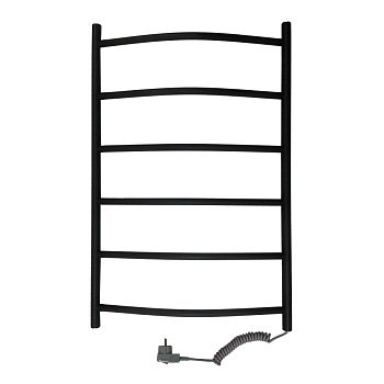 Полотенцесушитель электрический Маргроид Вид 4 80х50 черный матовый