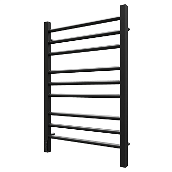 Полотенцесушитель электрический Point PN70758B П9 500x790 диммер слева, черный