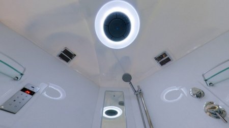 Душевая кабина Timo Lux Т-7735 F 135x135x220 профиль хром глянцевый, стекло рифленое