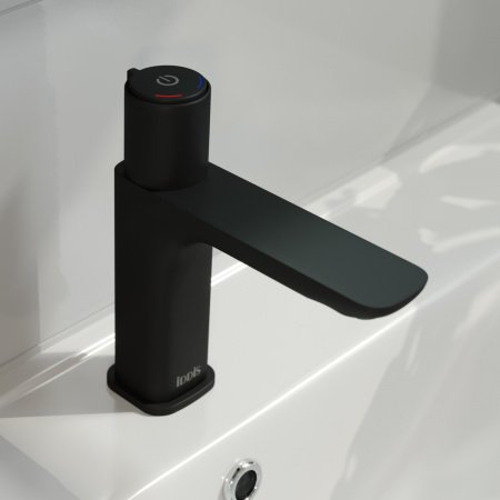 Смеситель для раковины IDDIS Slide SLIBLBTi01 черный матовый