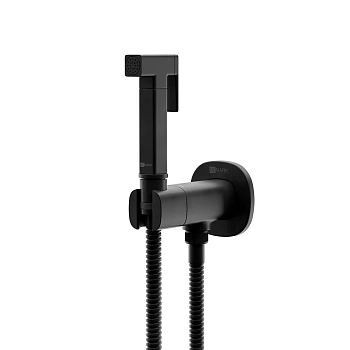 Гигиенический душ со смесителем Lemark Solo LM7172BL черный матовый