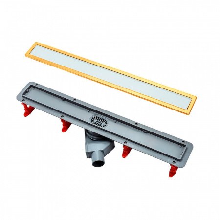 Душевой лоток Pestan Confluo Premium Gold White Glass Line 850
