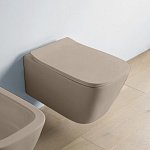 Унитаз подвесной ArtCeram A16 ASV003 41;00 матера, без сиденья