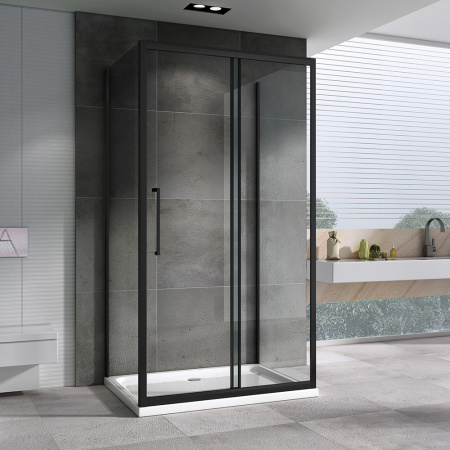 Душевой уголок ABBER Schwarzer Diamant AG30180BH-S80B-S80B