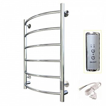 Полотенцесушитель электрический Тругор Пэк серия 5 80х40 хром