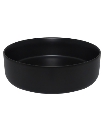 Раковина накладная 35.5см AQUAme AQM5012MB черный матовый