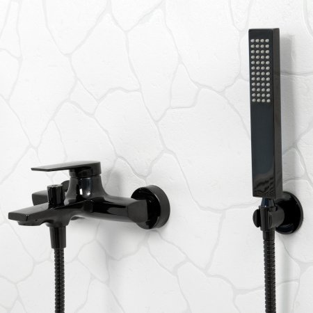 Смеситель для ванны с душем WasserKraft Glan 6601 черный