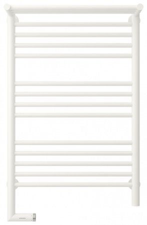 Полотенцесушитель электрический Сунержа Богема с полкой 2.0 80х50 белый матовый, подключение левое