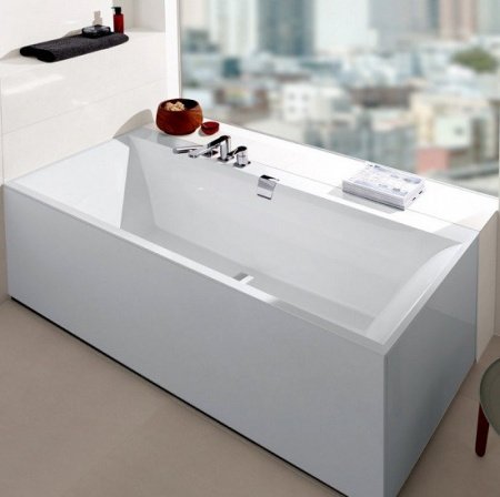 Квариловая ванна Villeroy & Boch Squaro Edge 12 UBQ190SQE2DV-01 alpin