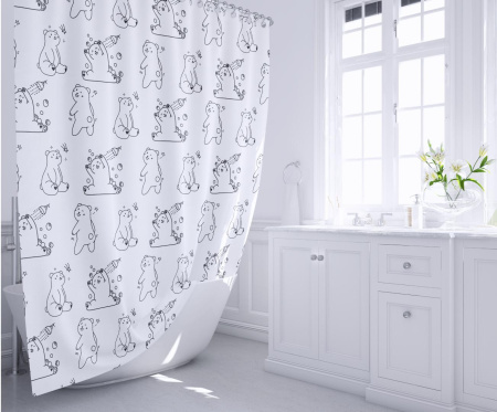 Шторка для ванной Fixsen Teddy Wash FX-1505