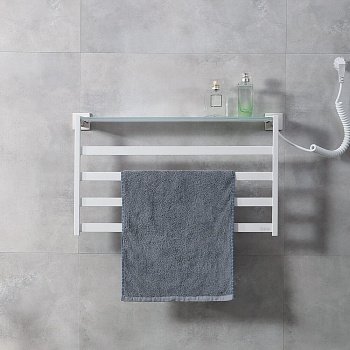 Полотенцесушитель электрический Black&White N-333W 35х58 белый матовый