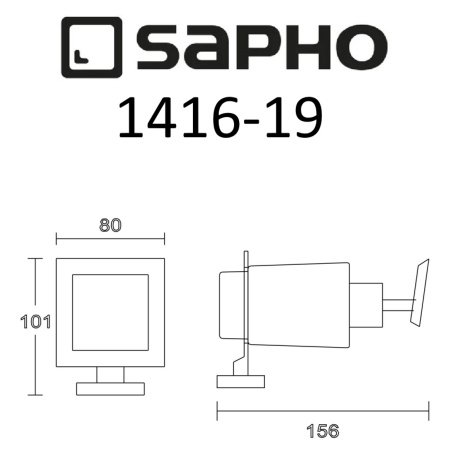 Дозатор Sapho APOLLO 1416-19 хром