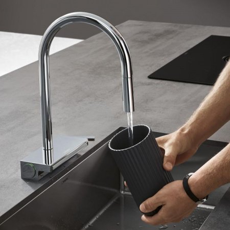 Смеситель для кухни Hansgrohe Aquno Select M81 73831000 хром