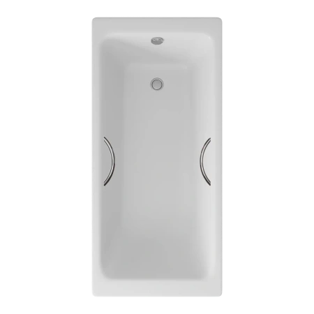 Ванна чугунная Delice Parallel 1600х700, с ручками