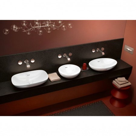 Раковина накладная 56см Villeroy & Boch Loop & Friends 4A4900R1 белый, с покрытием CeramicPlus