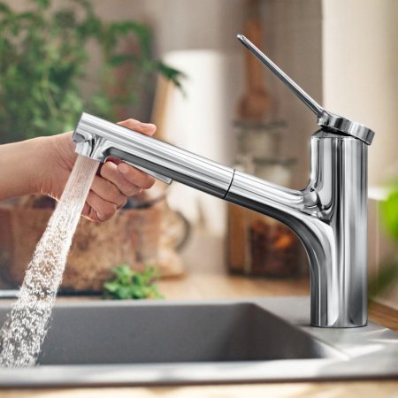 Смеситель для кухни Hansgrohe Zesis M33 74800000 хром
