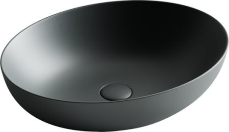 Раковина накладная 52см Ceramica Nova Element CN6017MDH антрацит матовый