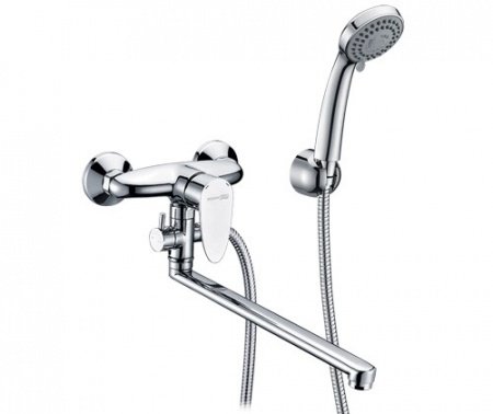 Смеситель для ванны с душем WasserKraft Leine 3502L хром