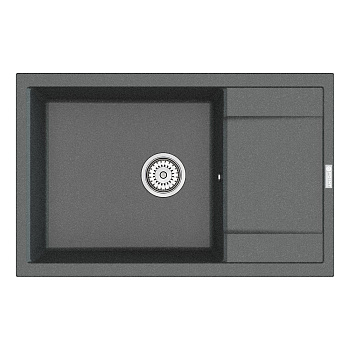 Мойка кухонная Point Велета 78 PN3002GR, графит