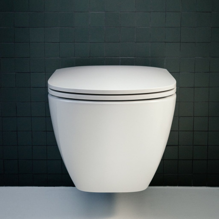 Унитаз подвесной безободковый Laufen Lua 8.2008.0.000.000.1 без сиденья