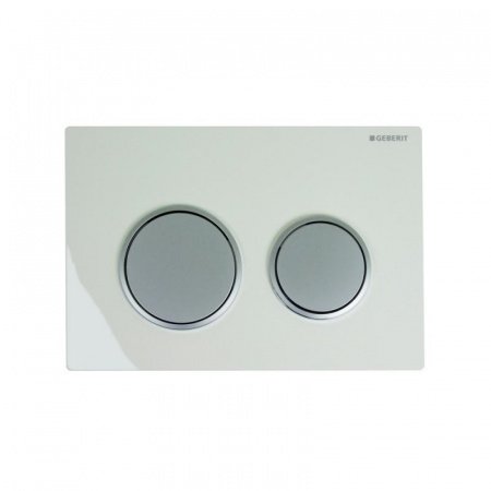 Кнопка смыва Geberit Omega 20 115.085.KL.1 белый/хром матовый