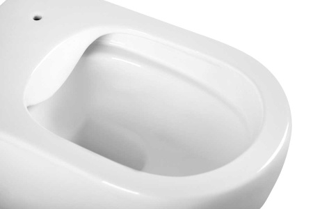 Унитаз подвесной безободковый Vincea Evo VT1-34 белый, с сиденьем микролифт